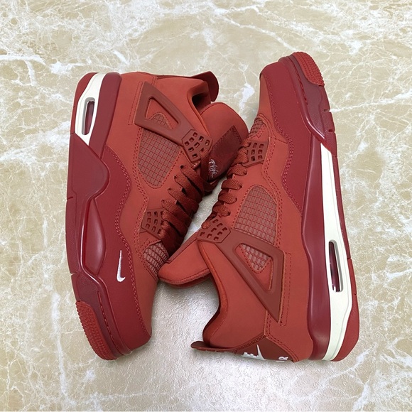 Jordan 4 Retro Brick by Brick -Men's Casual Sneakers Shoes - Picture 4 of 10